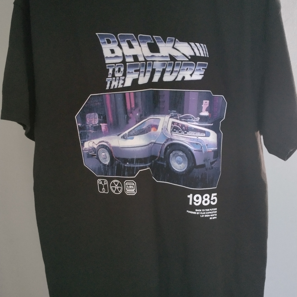 Back to the Future Graphic Tee - Black